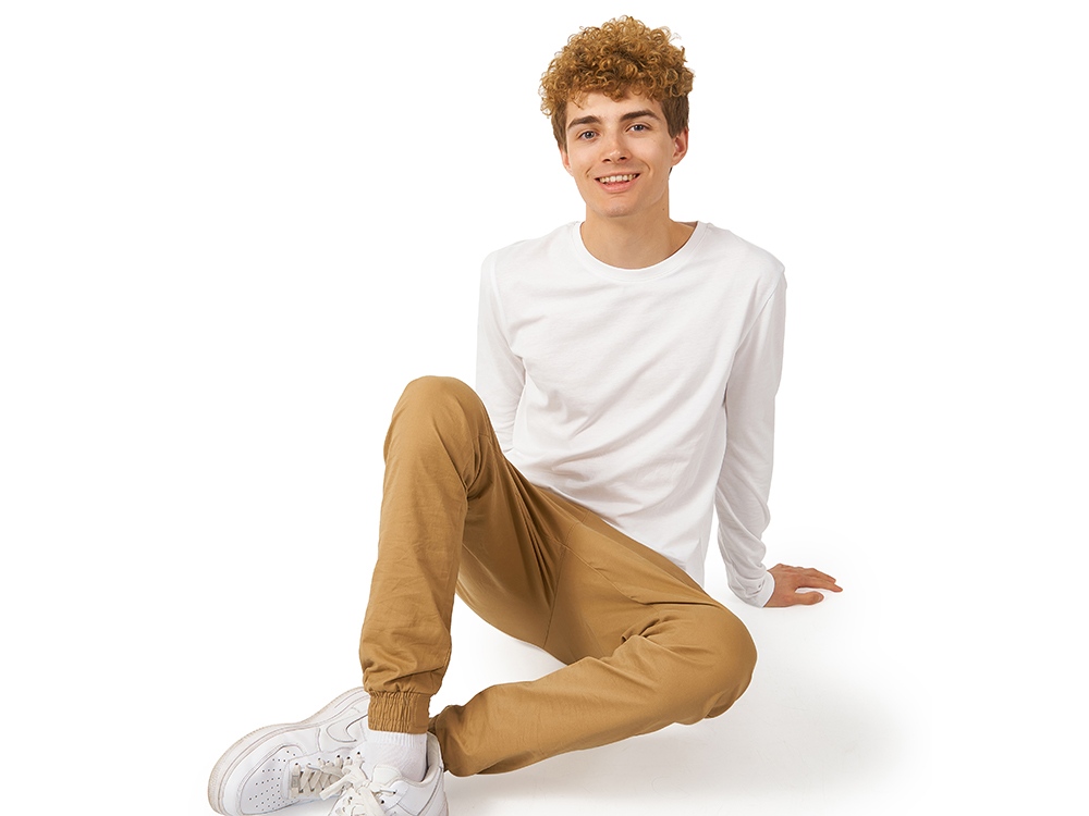 Лонгслив Porto мужской, белый-1