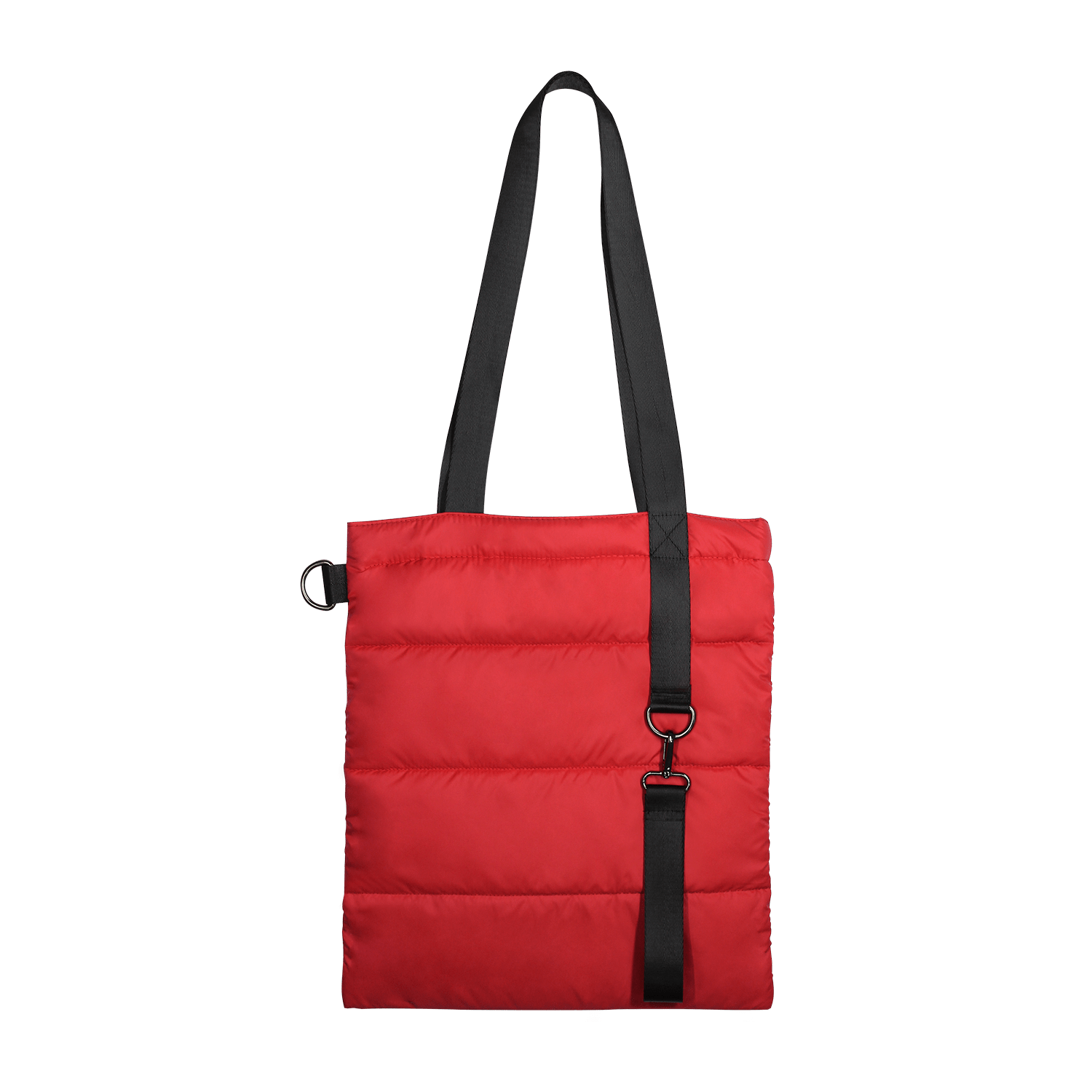 Шоппер Superbag Bubble, с магнитной кнопкой (красный с черным)-2