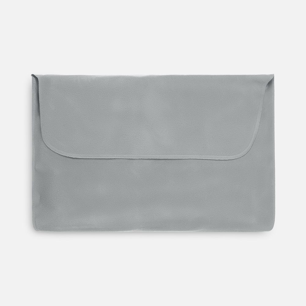 Надувная подушка под шею в чехле Sleep, темно-серая-2