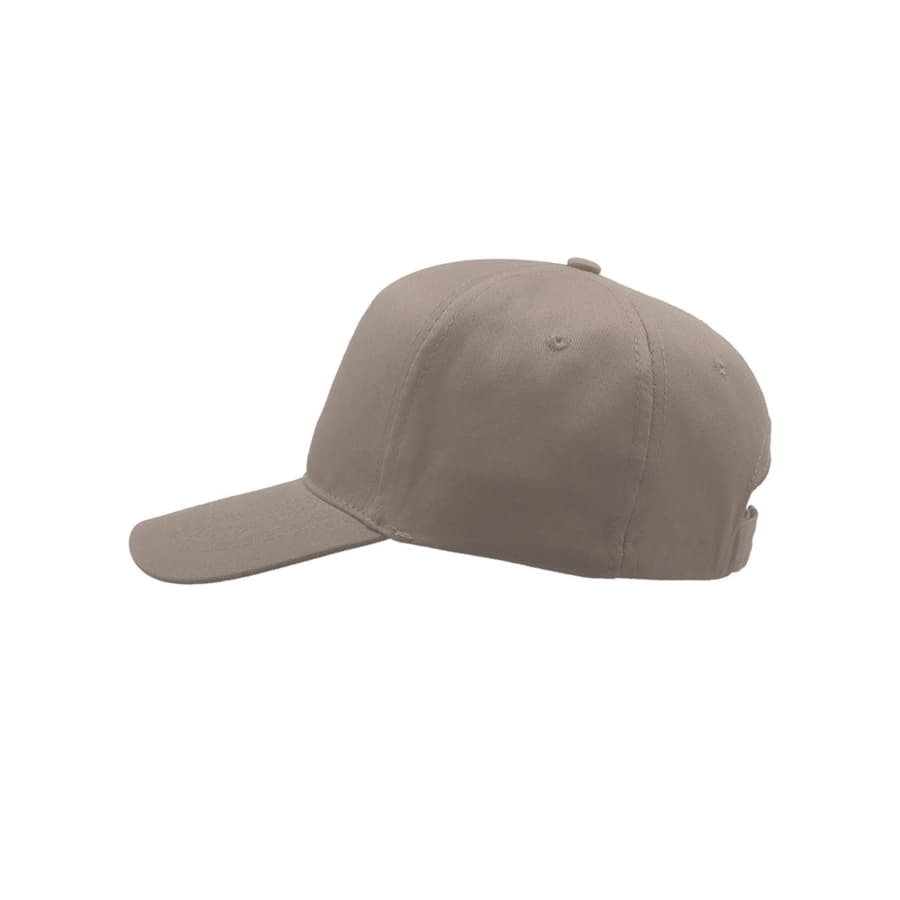 Бейсболка START FIVE, 5 клиньев, застежка на липучке, серый-3