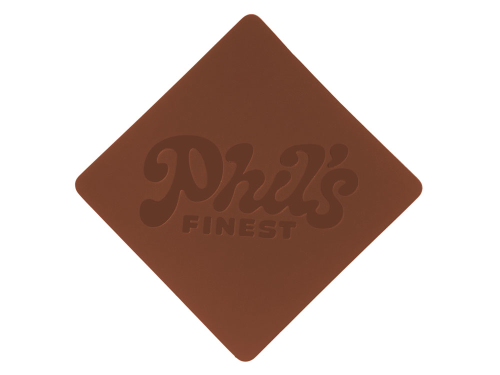 ПАТЧ РОМБ soft-touch (коричневый) 7,6 х 7,6 см-2