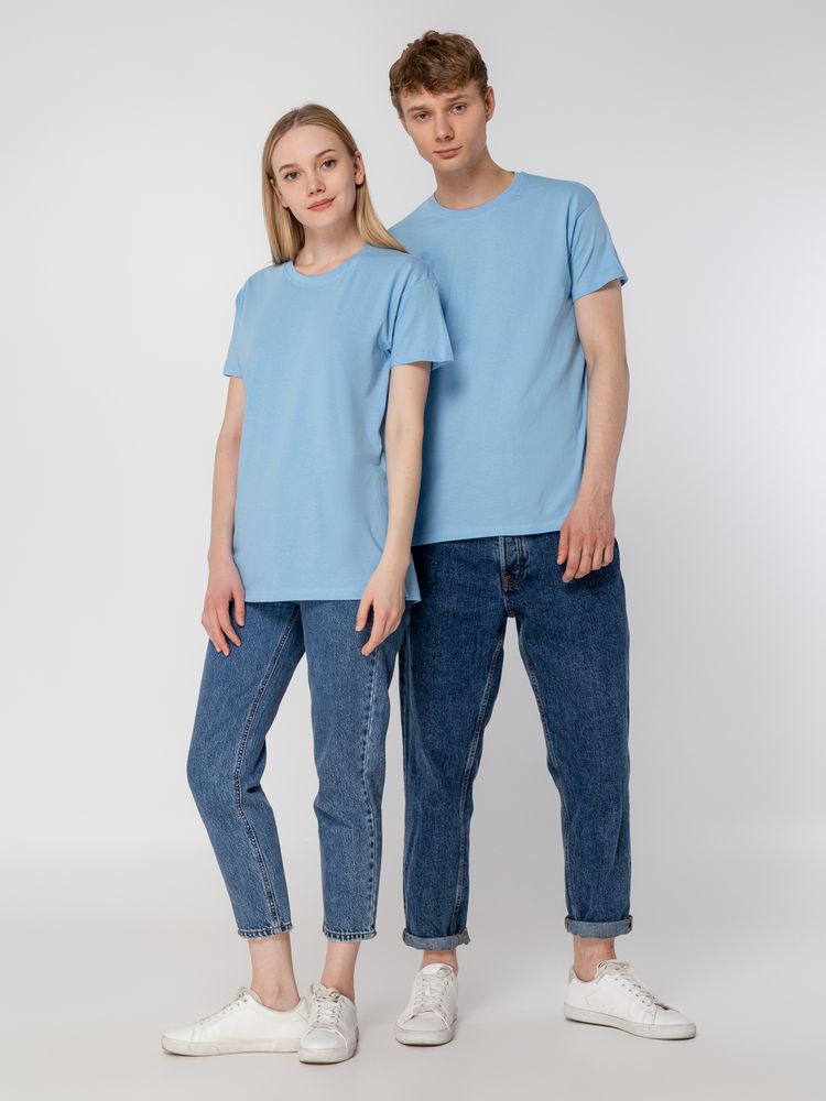 Футболка унисекс Regent 150, голубая-6