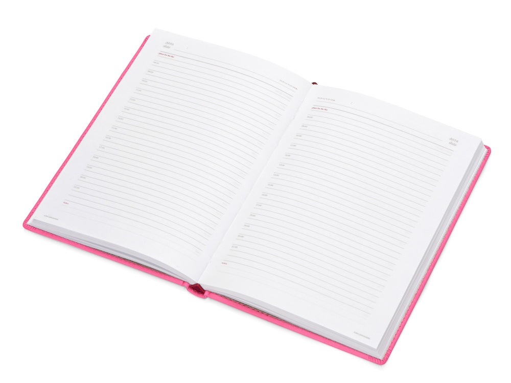 Ежедневник недатированный А5 Velvet, розовый-1