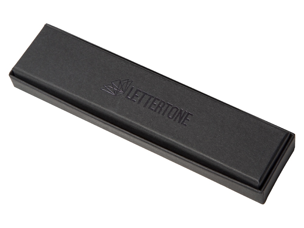 Шариковая металлическая ручка Matteo, черный-5