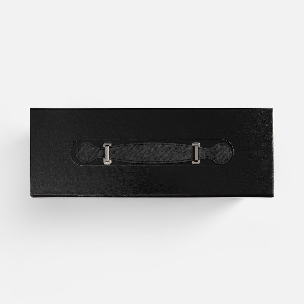 Коробка складная Holdfold, L, черная-2