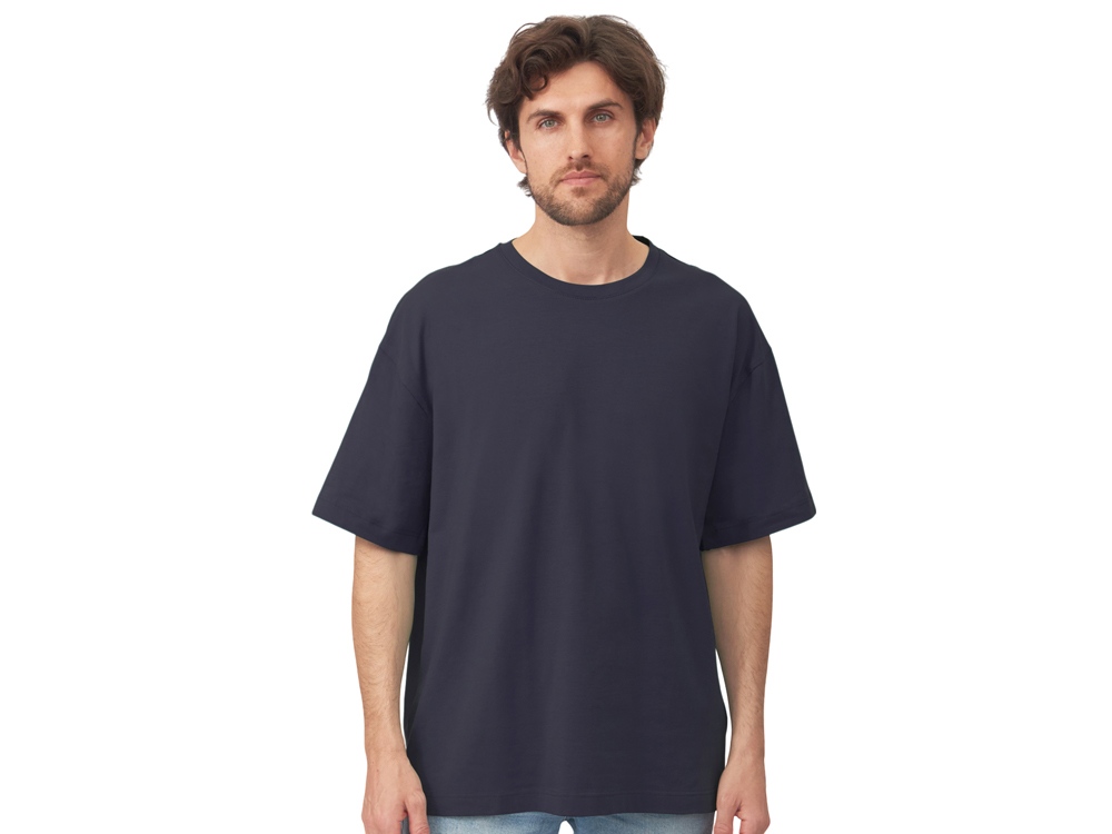 Футболка оверсайз Vienna унисекс , темно-синий-1