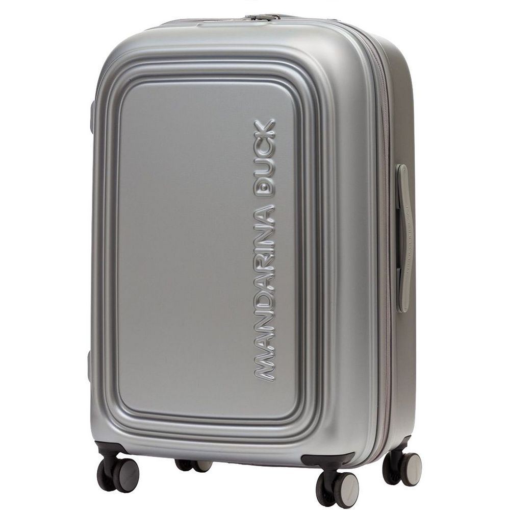 Чемодан Logoduck M, серебристый-0
