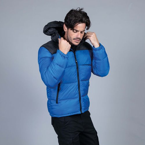 Куртка SIBERIA нейлон 40, био-пух 530, темно-зеленый, черный-5