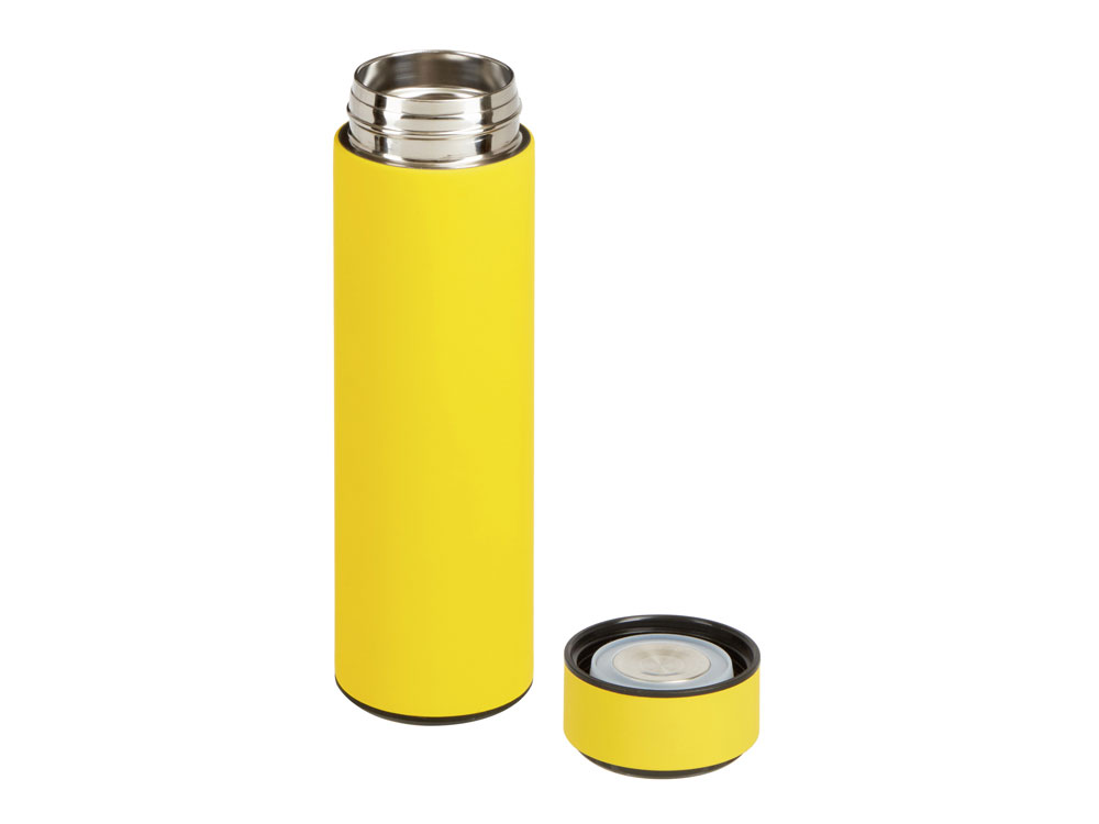 Вакуумный термос Module X с индикатором температуры, 500 мл, тубус, желтый 109C-1