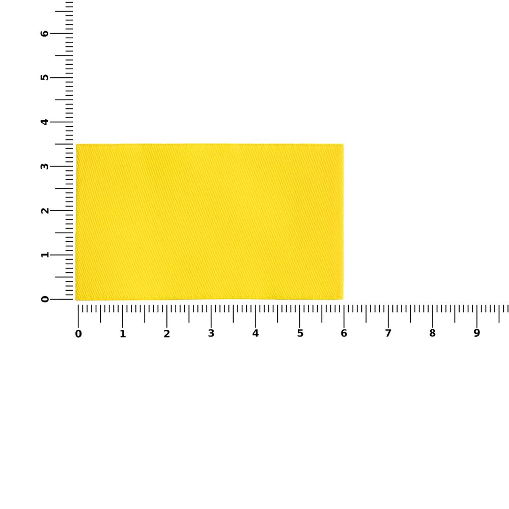 Лейбл тканевый Epsilon, M, желтый-2