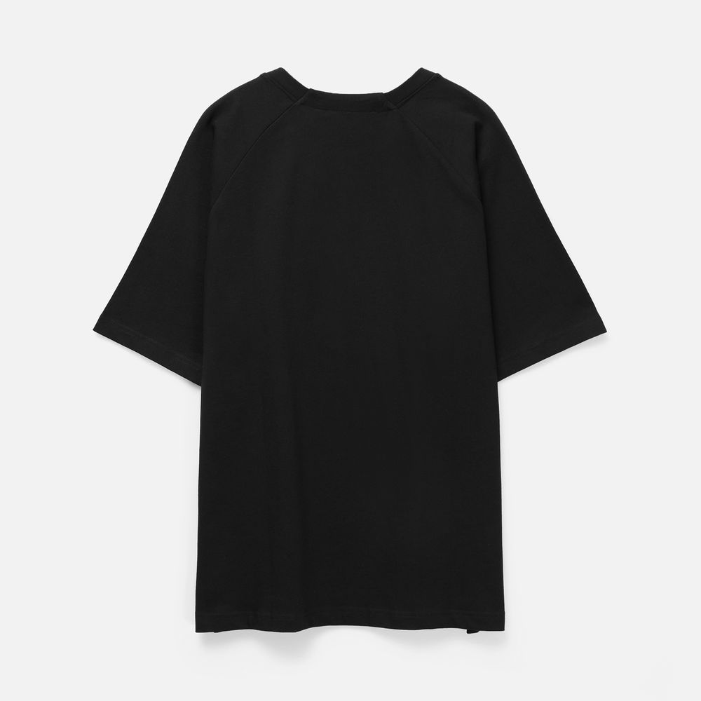 Футболка оверсайз унисекс Avenu, черная-2