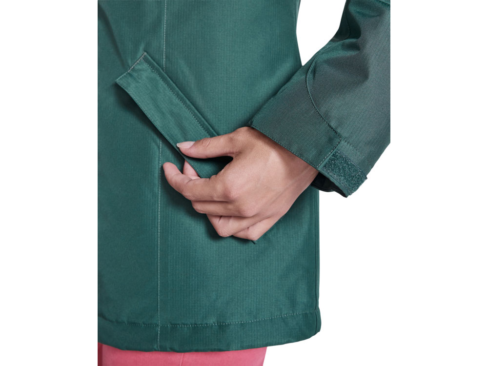 Парка утепленная America женская, бутылочный зеленый-7