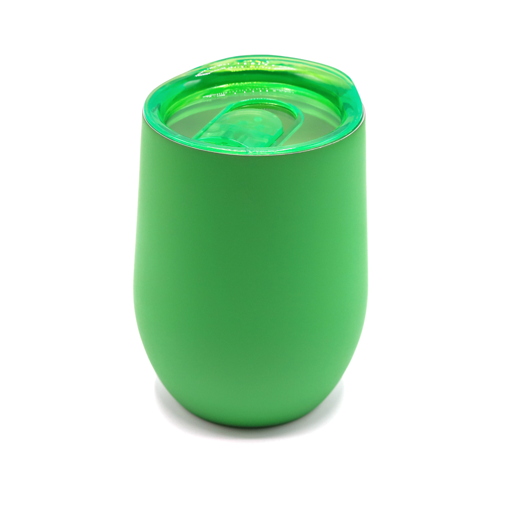 Термокружка с двойной стенкой SOFTO софт-тач, Зелёный-0