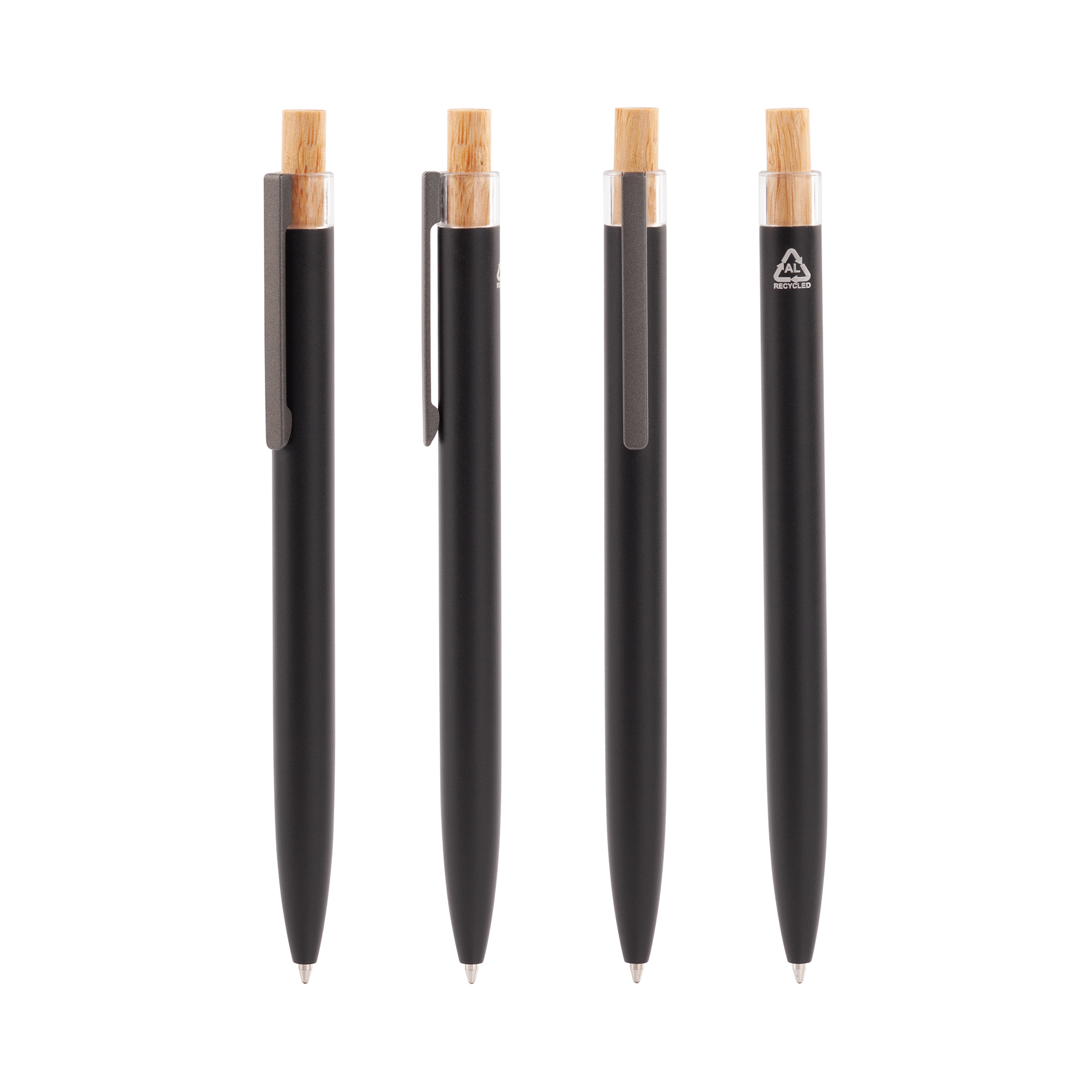 Ручка шариковая "Matt" с кнопкой из бамбука-1