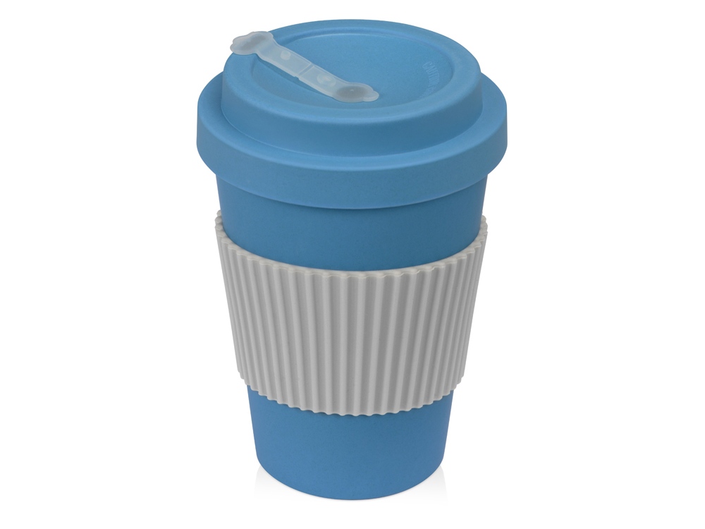 Термокружка Muffin из натуральных волокон, голубой-0