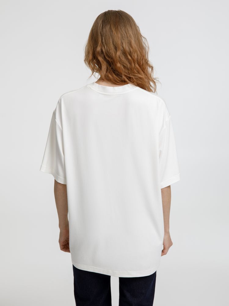 Футболка оверсайз унисекс Lavinia, белая-4