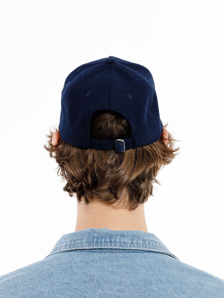 Бейсболка Woolridge, темно-синяя-5