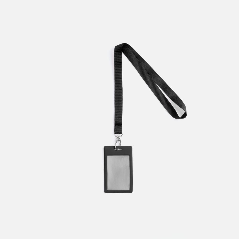 Лента для бейджа Pin, черная-2