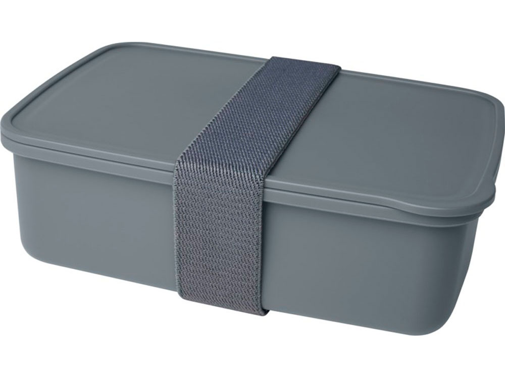 Dovi Контейнер для завтрака из переработанного пластика , серый-0