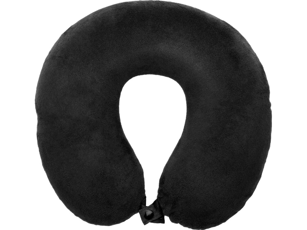 Подушка Basic из микрофибры с эффектом памяти U-shape, черный NEW-1