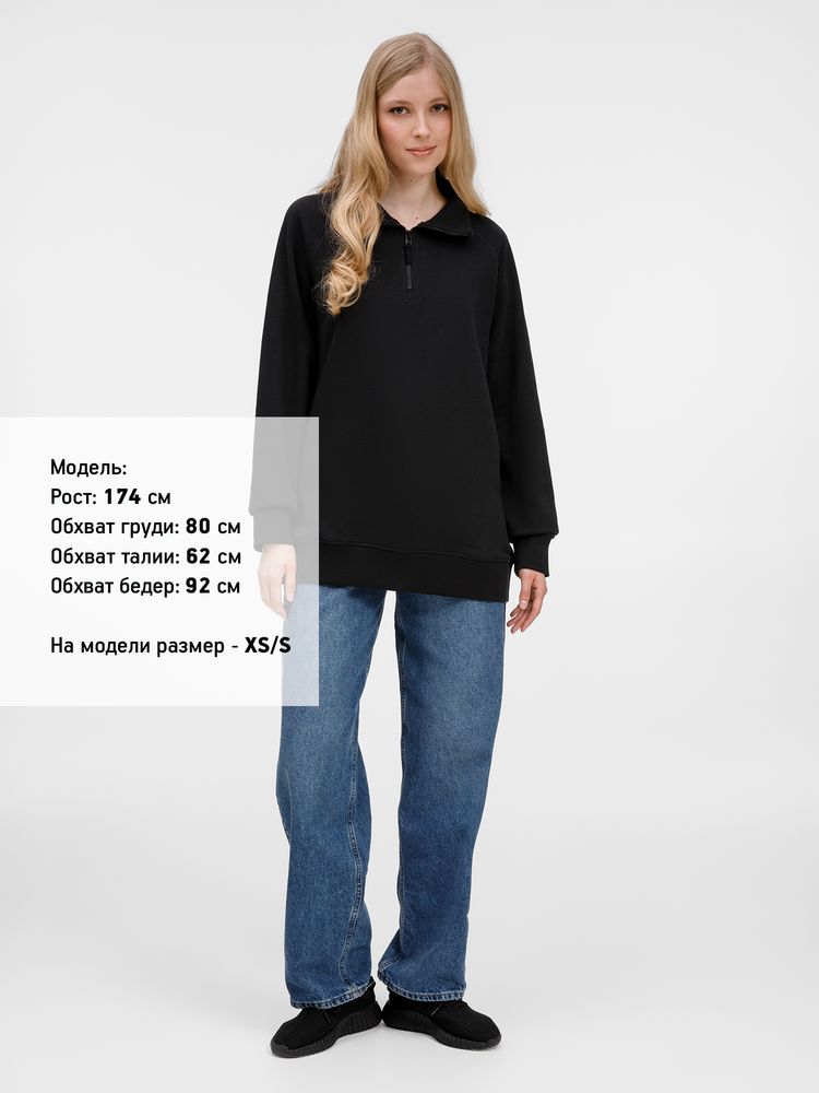 Толстовка унисекс S3, черная-7