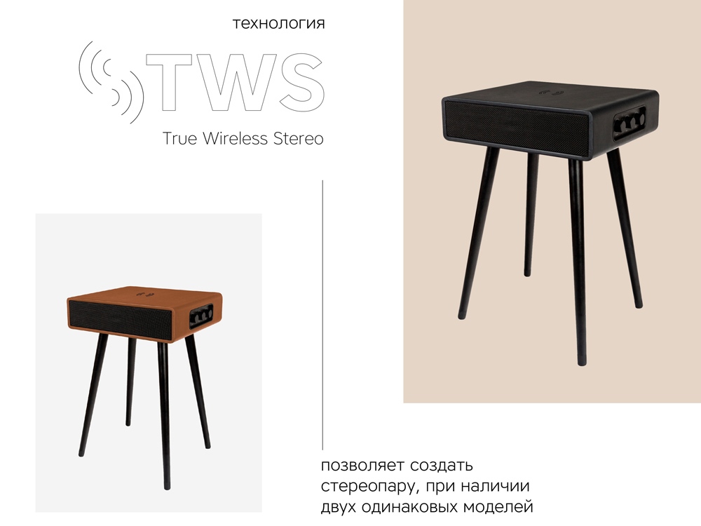 Портативная акустика Rombica Mysound Blues Brown-8