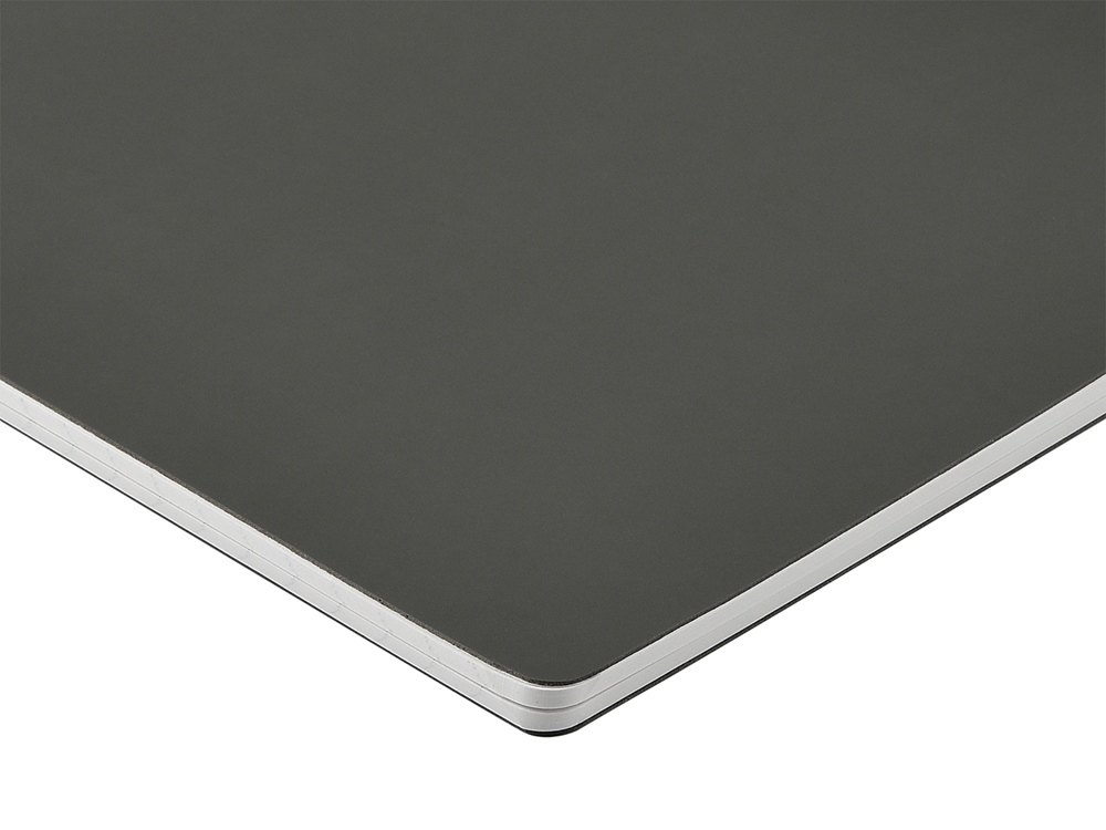 Тетрадь с каменной бумагой А5 Carrara 40 л., линейка, серый-3