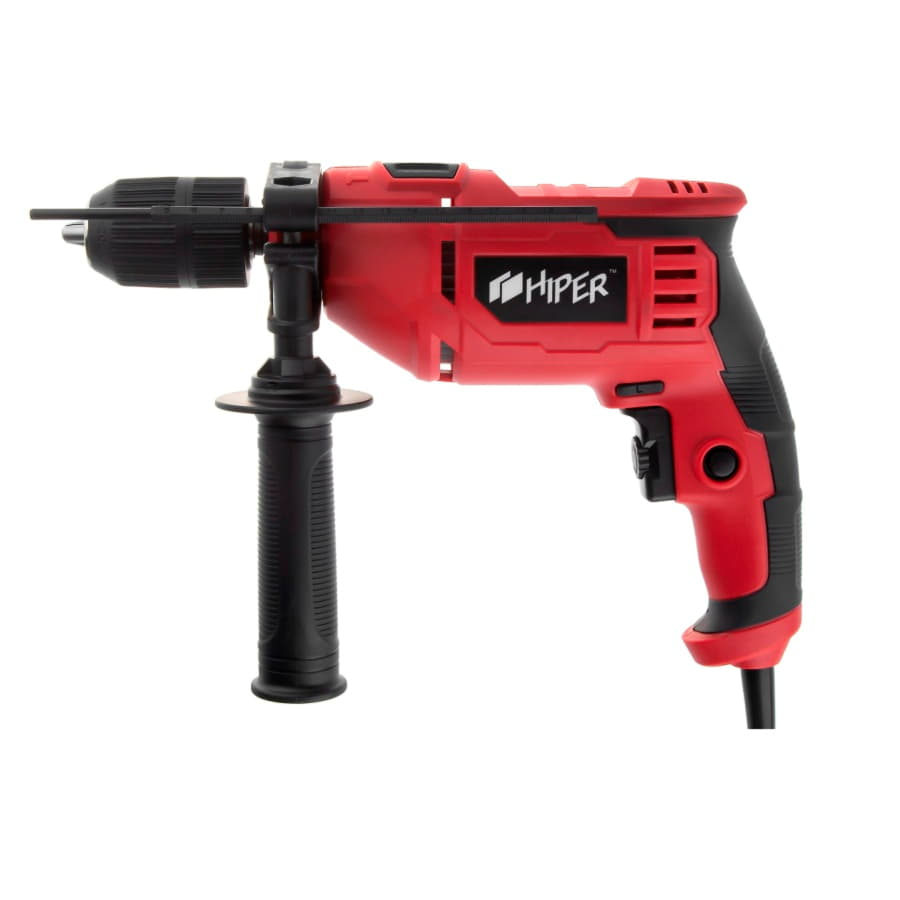 Дрель ударная HIPER HID800A, в коробке, 800Вт, красный-1