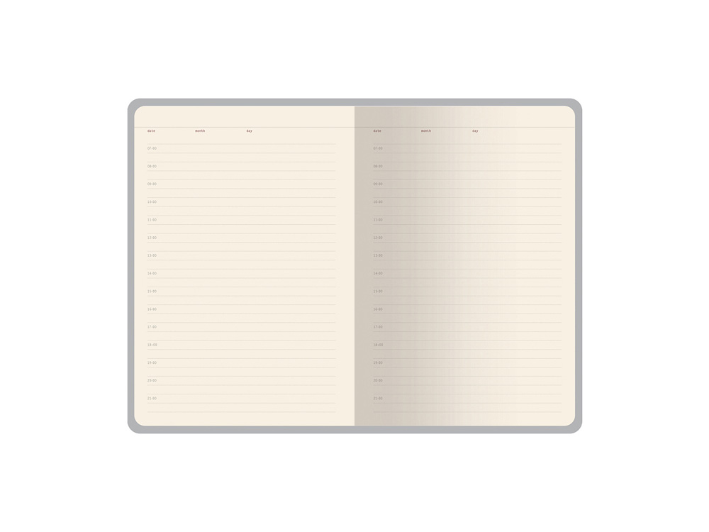 Ежедневник недатированный А5  La Manche, красный-10