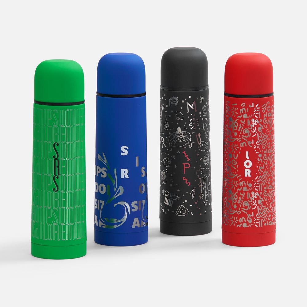 Термос Skydive, ver.2, зеленый-3