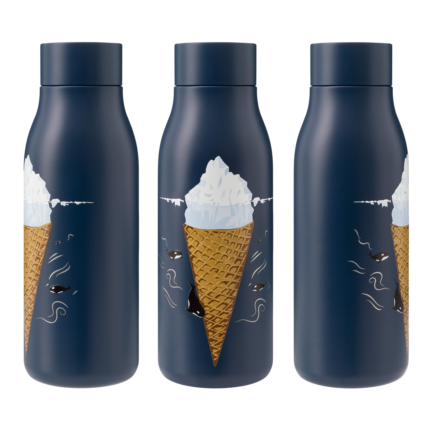 Термобутылка вакуумная герметичная Севилла (Sevilla), синяя-11