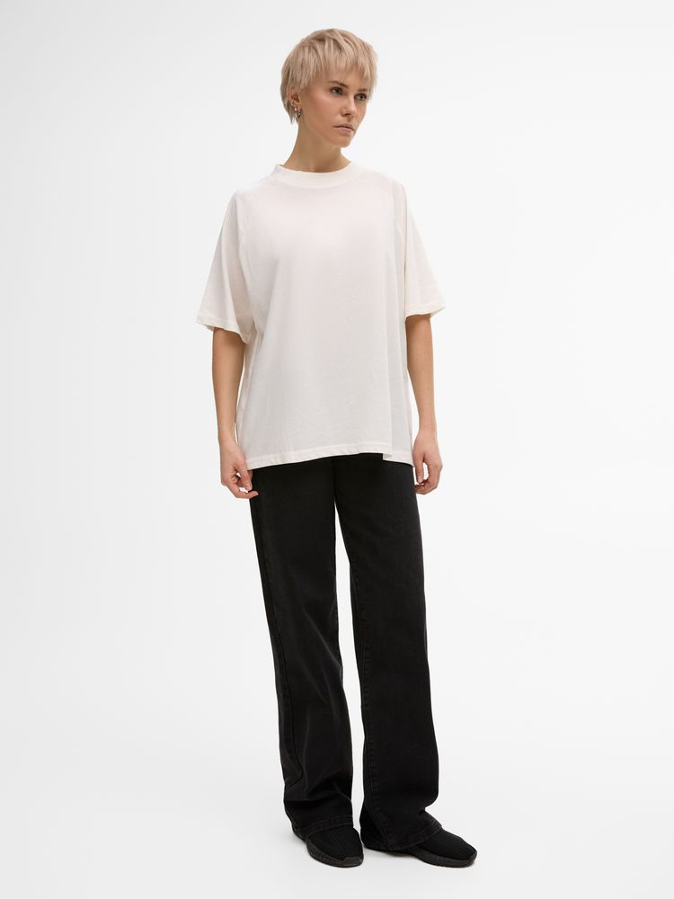 Футболка унисекс оверсайз T2, молочно-белая-6