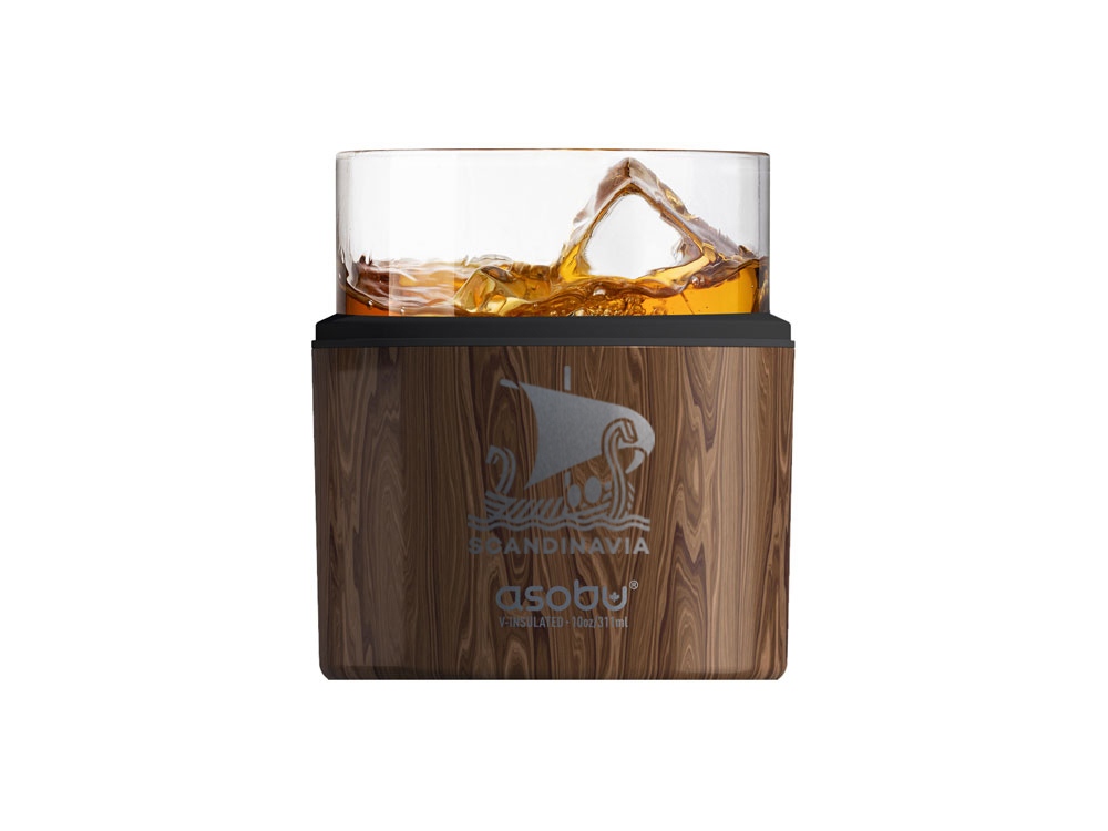 Тумблер для виски WHISKEY KUZIE, дерево-1