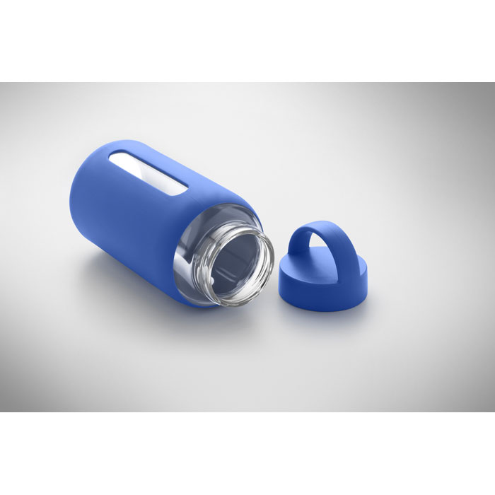 Бутылка стеклянная, королевский синий-3