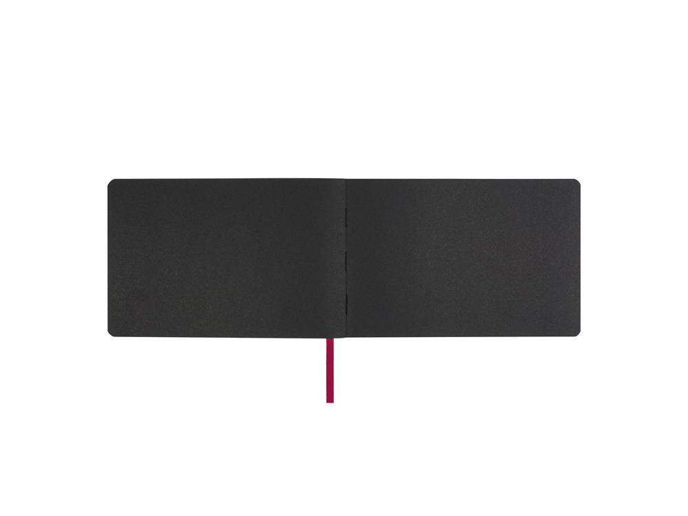 Скетчбук Sketch & Art в мягком переплете 210х140 мм, 48 л. черной бумаги 200 гр., красный-4