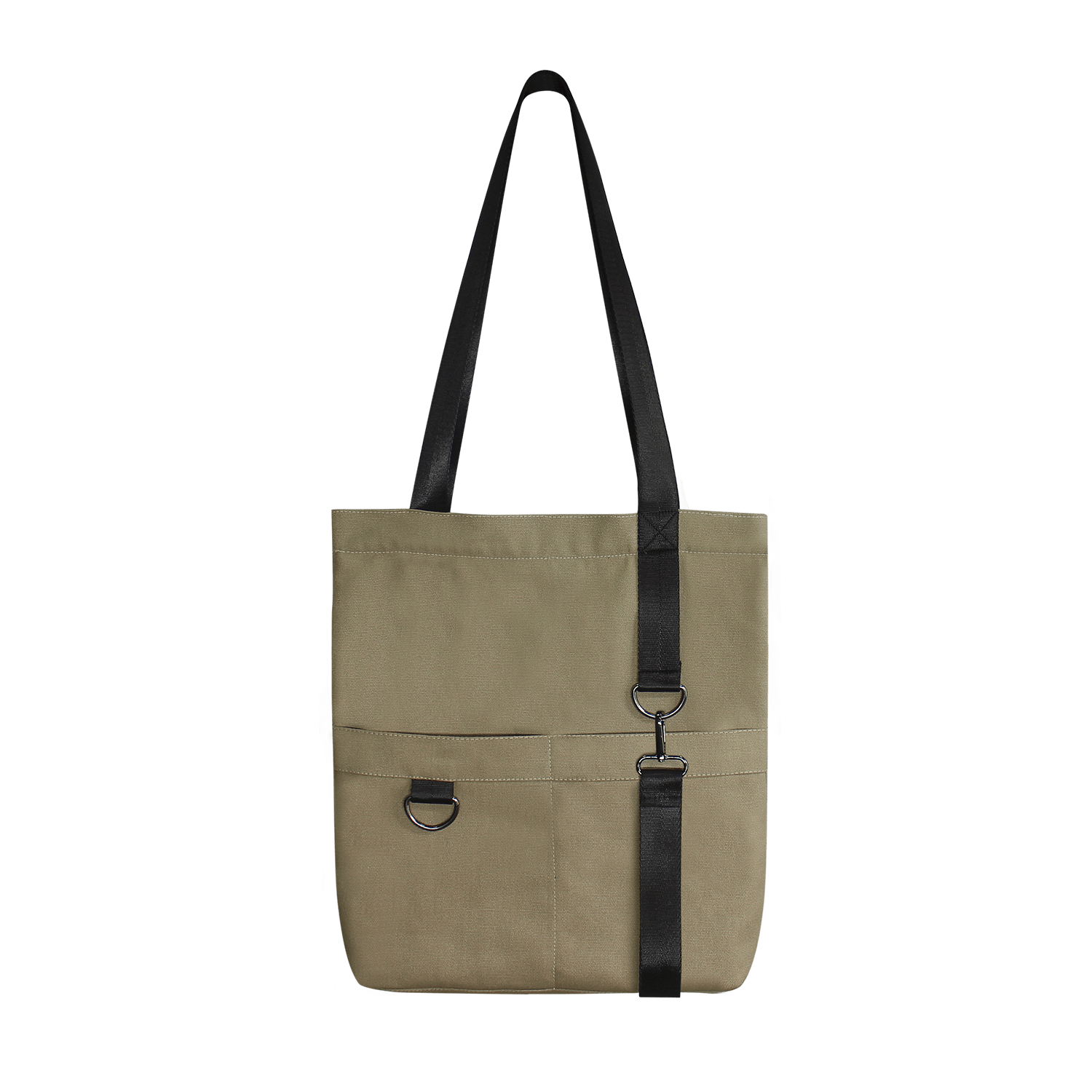 Шоппер Superbag ZIP, с двумя карманами и молнией (песочный)-2