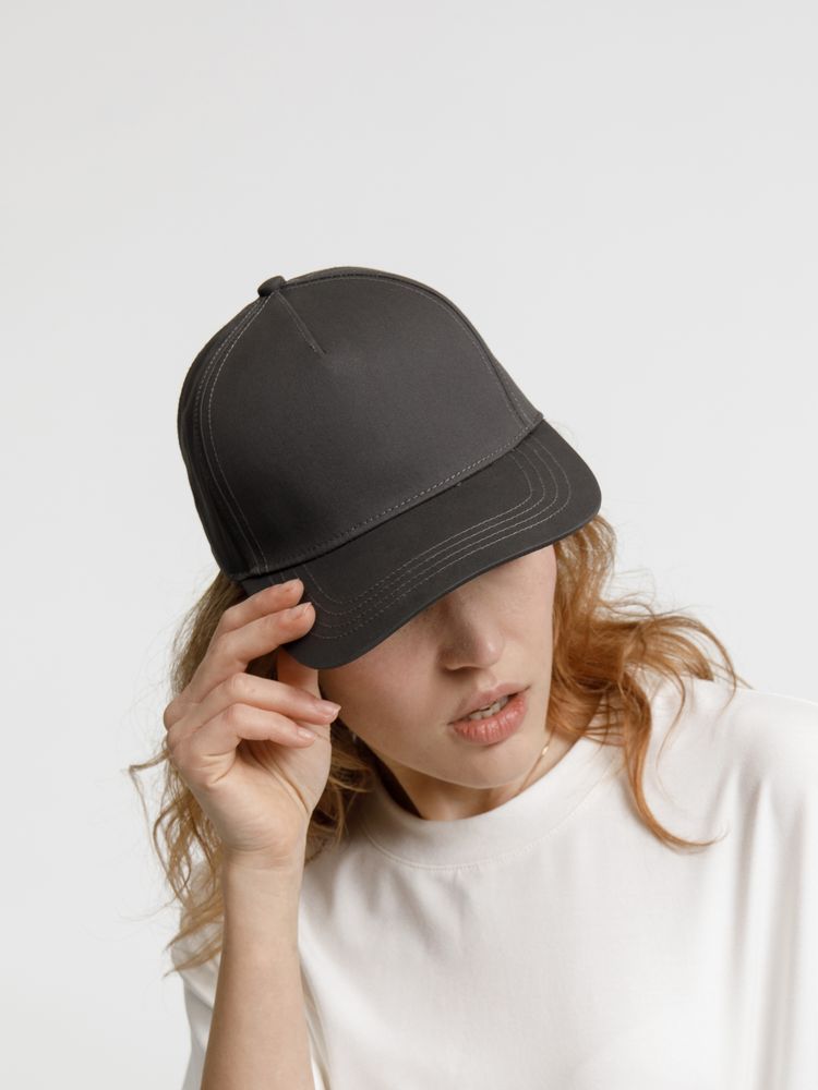 Бейсболка Seguro, серая-3