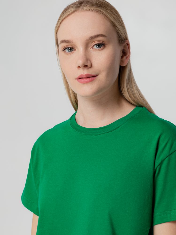 Футболка унисекс T-bolka 140, темно-зеленая-8