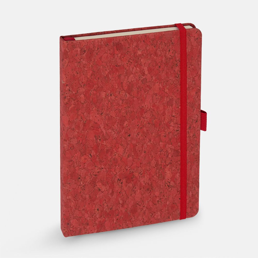 Блокнот Cork County, красный-1