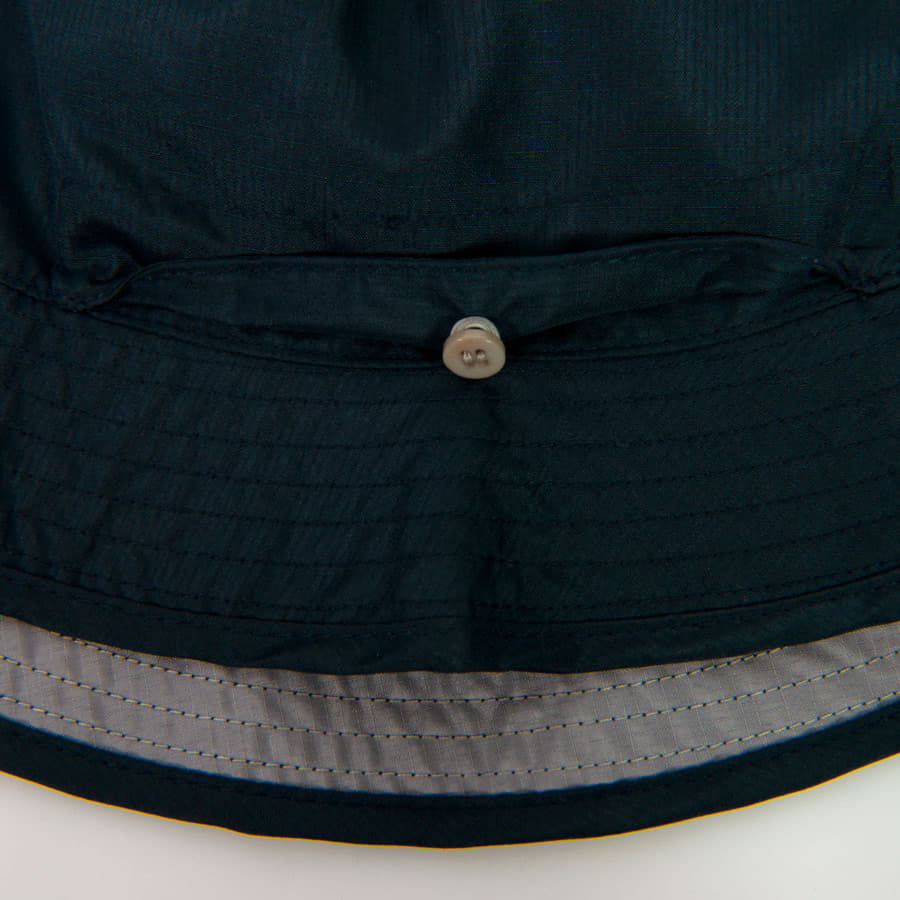 Панама BUCKET POCKET, темно-синий, серый-9