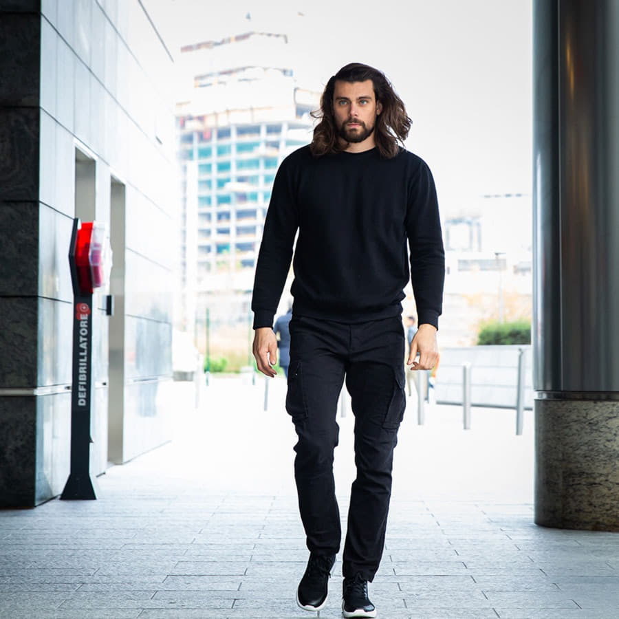 Свитшот унисекс CROAZIA 280, ярко-синий-5