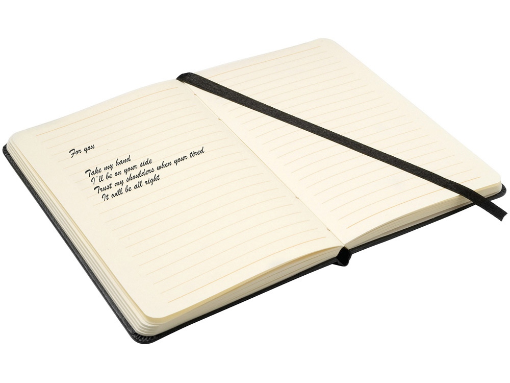 Блокнот классический карманный Juan А6, черный-3