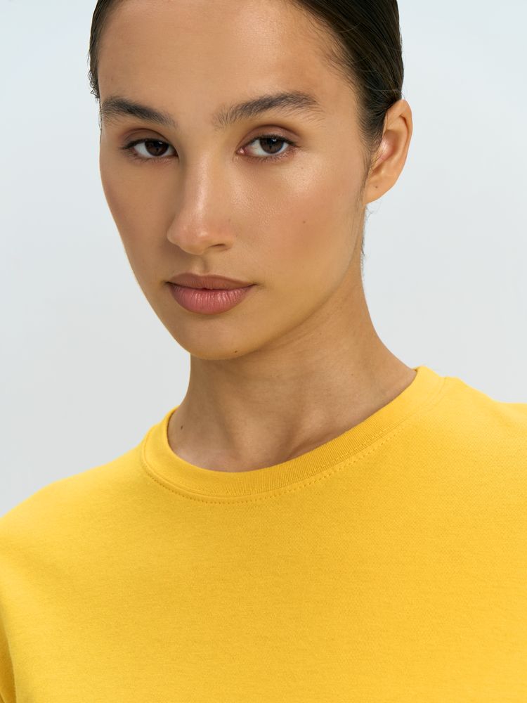 Футболка унисекс Regent 150, желтая-3