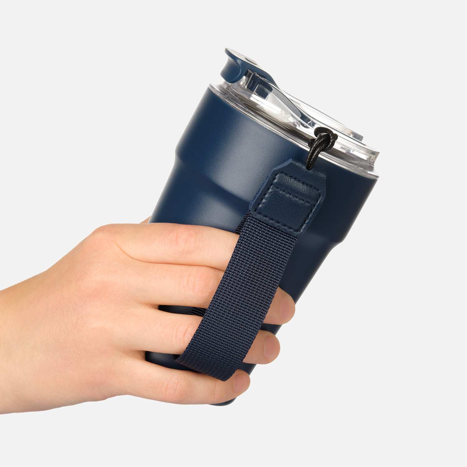 Термокружка вакуумная Монако (Monaco), синяя-8