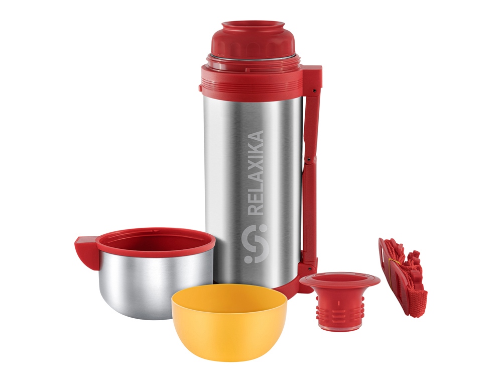 Термос универсальный (для еды и напитков) Relaxika 201, 1500 мл, стальной-8