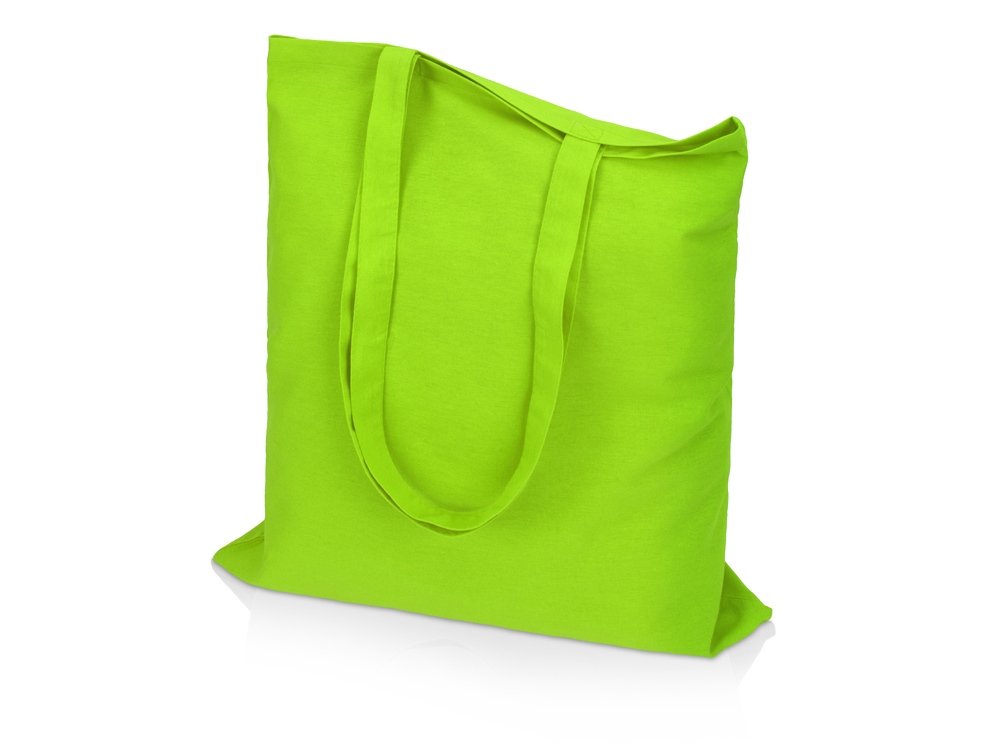 Сумка для шопинга Carryme 140 хлопковая, 140 г/м2, зеленое яблоко-0