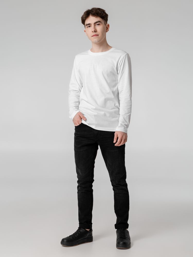 Футболка с длинным рукавом Lehta, белая-3