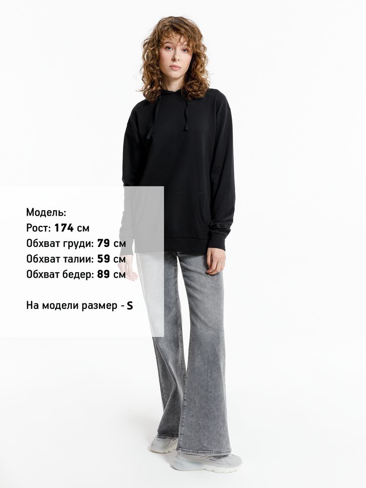 Худи унисекс Westray, черное-6