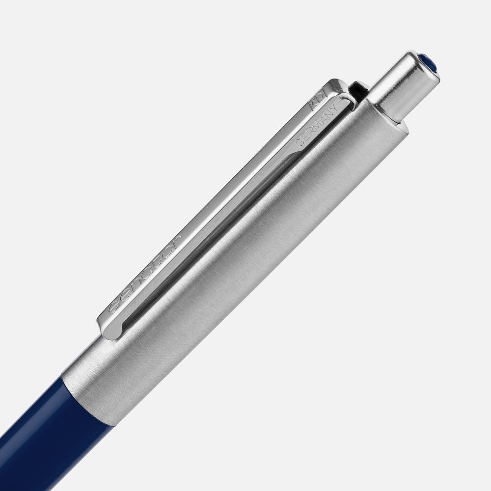 Ручка шариковая Senator Point Metal, ver.2, темно-синяя-2