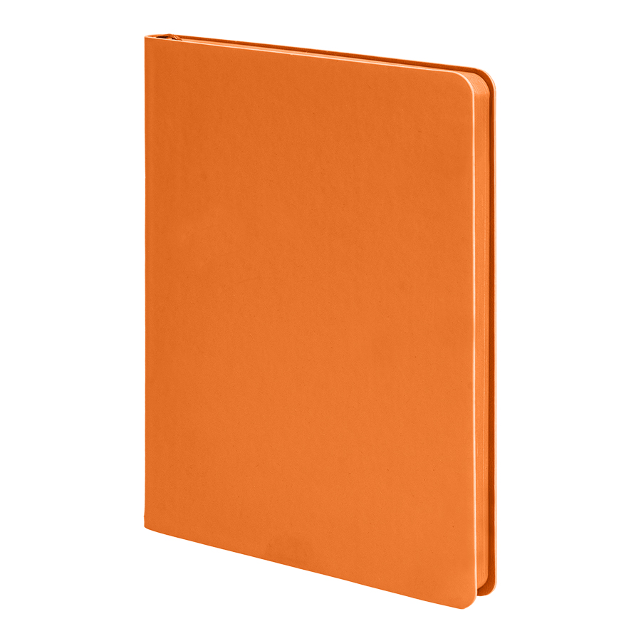 Ежедневник недатированный Pulpy, А5,  оранжевый, кремовый блок в линейку, оранжевый срез, оранжевый-0